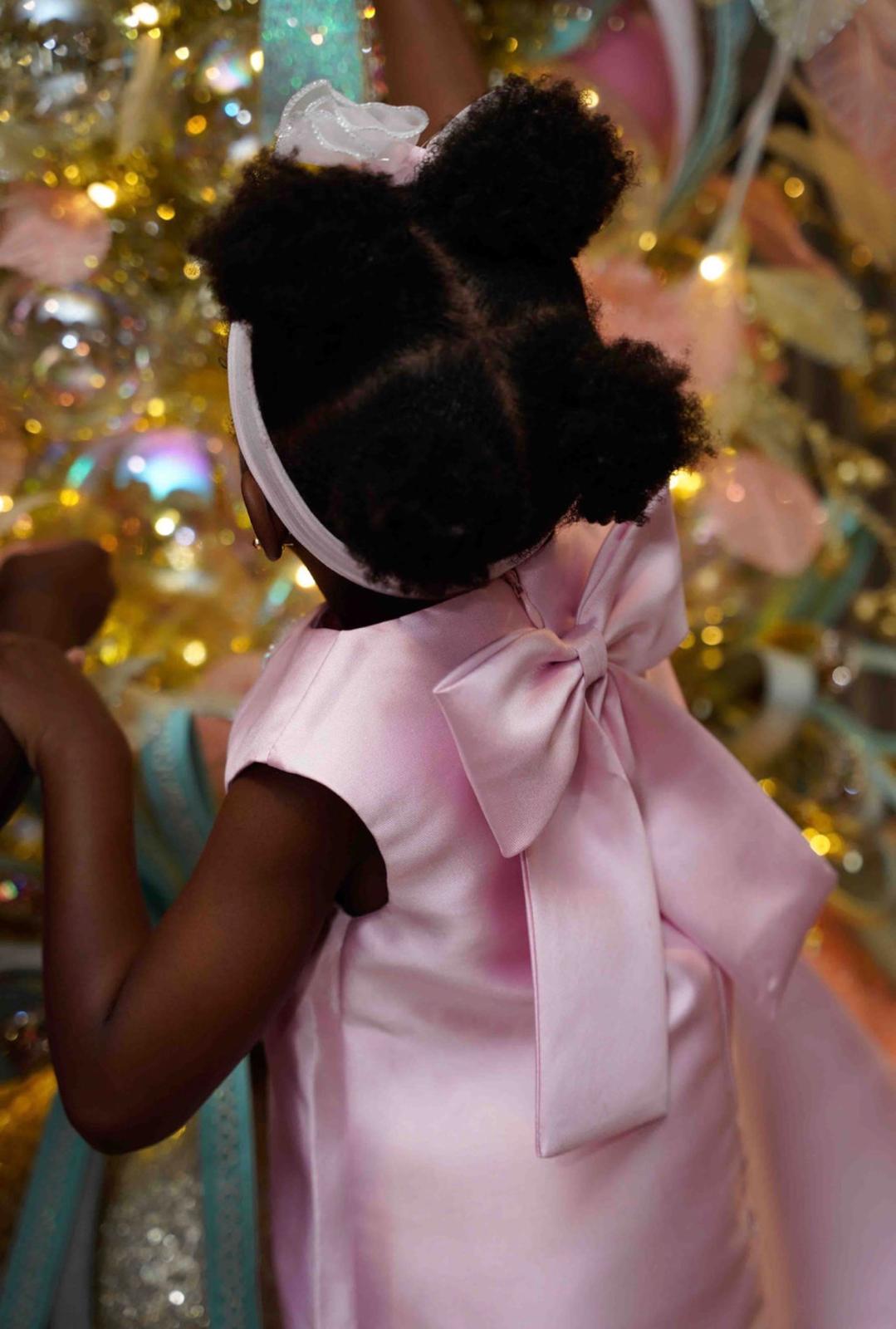 Satin Bow Dress Satin Bow Dress