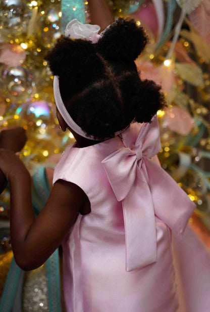 Satiné Bow Dress