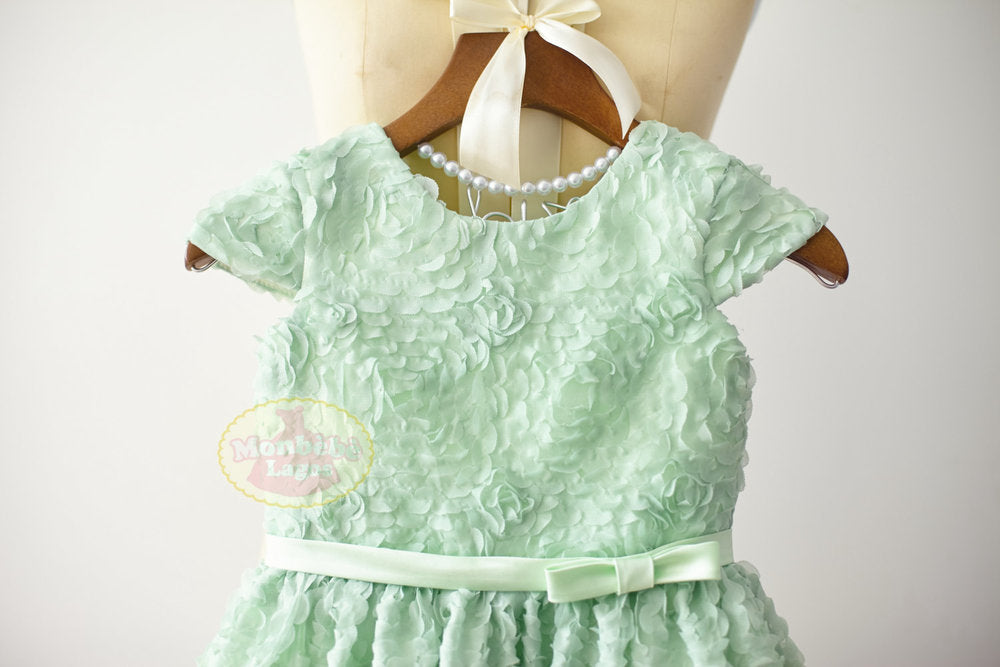 Rosette Dress Monbebe Couture Rosette Dress Monbebe Couture